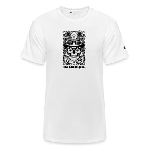 Salty Shamrock Skull T-Shirt - Champion Unisex T-Shirt