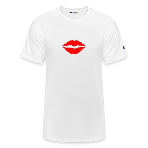 Red Lips Kisses - Champion Unisex T-Shirt