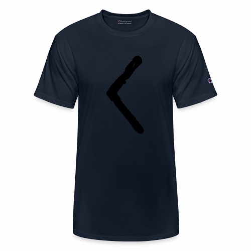 Elder Futhark Rune Kenaz - Letter C & K - Champion Unisex T-Shirt