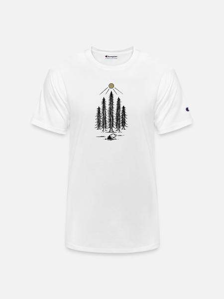 Camp Away - Champion Unisex T-Shirt - white