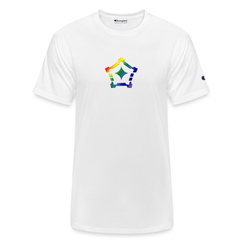 rainbow logo gradient - Champion Unisex T-Shirt