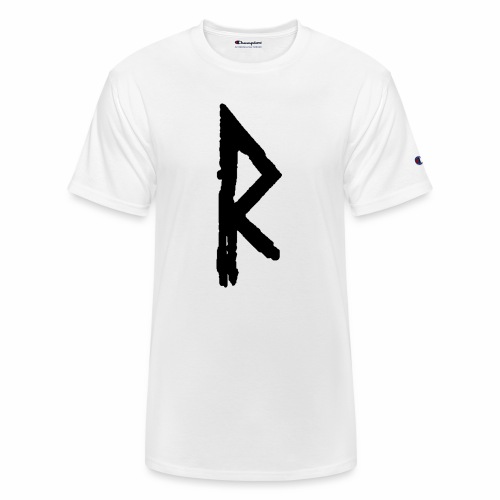 Elder Futhark Rune Raidho - Letter R - Champion Unisex T-Shirt