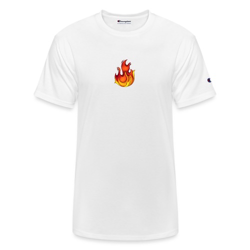 Scorchy White Logo - Champion Unisex T-Shirt