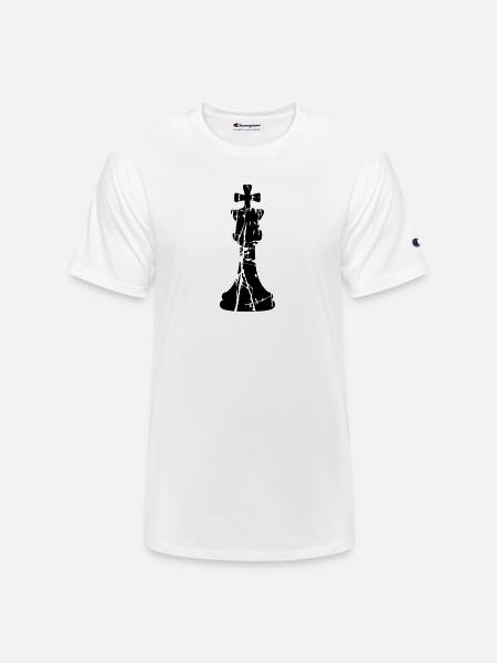 Scratch Cracks Chess - Champion Unisex T-Shirt - white