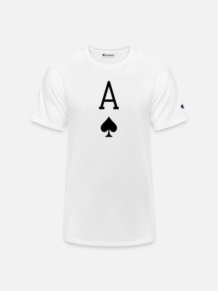 Ace of Spades - Champion Unisex T-Shirt - white
