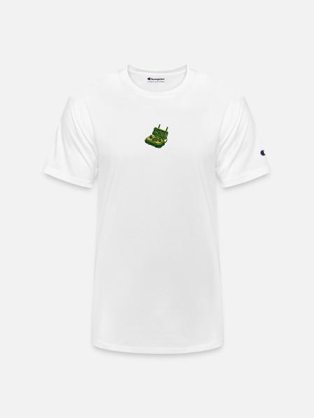 Drone Remote Controller Logo - Champion Unisex T-Shirt - white