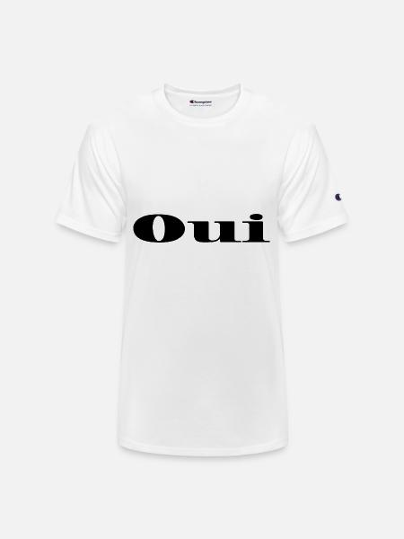 Oui - Champion Unisex T-Shirt - white