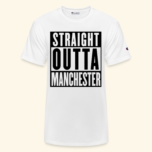 STRAIGHT OUTTA MANCHESTER - Champion Unisex T-Shirt