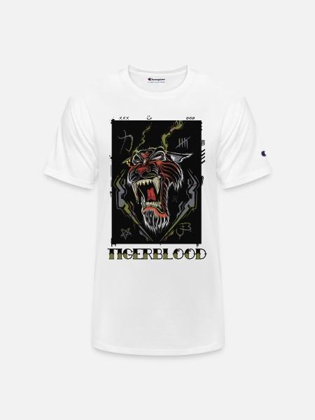 Tigerblood Neon Roar - Champion Unisex T-Shirt - white