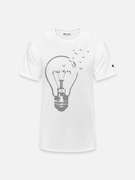 Broken Light - Champion Unisex T-Shirt - white