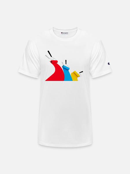 paint rollers - Champion Unisex T-Shirt - white