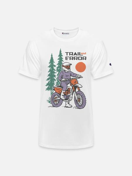 Trail and Error - Champion Unisex T-Shirt - white