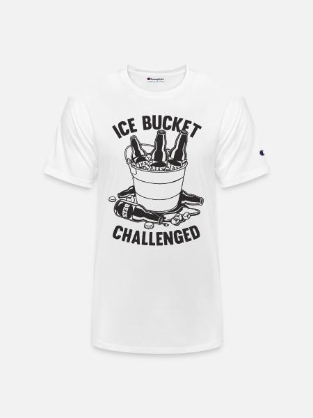 Ice Bucket Challenged - Champion Unisex T-Shirt - white