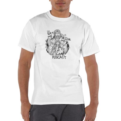 Eat Me Drink Me Podcast revamped logo - Champion Unisex T-Shirt