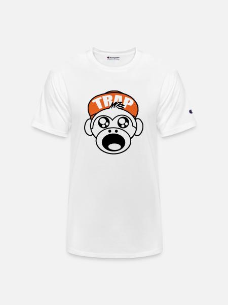 Trap Monkey - Champion Unisex T-Shirt - white