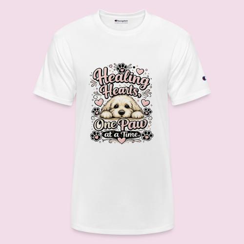 Healing Hearts, One Paw at a Time - Champion Unisex T-Shirt