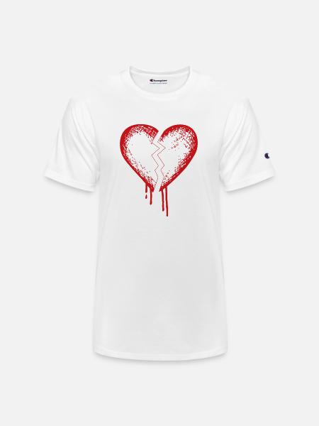 Broken heart - Champion Unisex T-Shirt - white