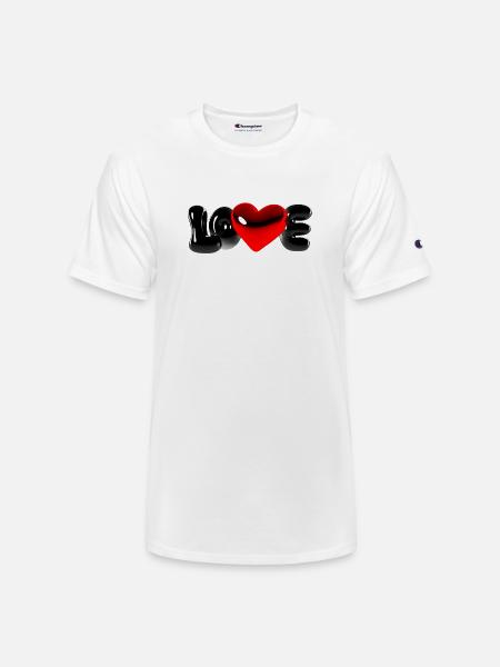 Love Bubble - Champion Unisex T-Shirt - white
