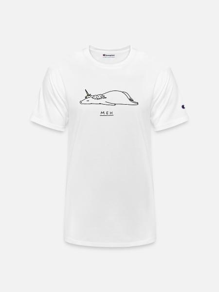 Meh - Champion Unisex T-Shirt - white