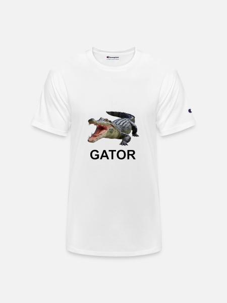Gator shirt - Champion Unisex T-Shirt - white