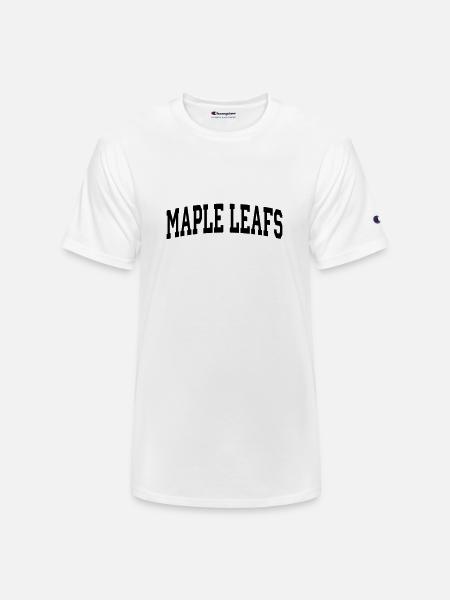 Maple Leafs-block - Champion Unisex T-Shirt - white