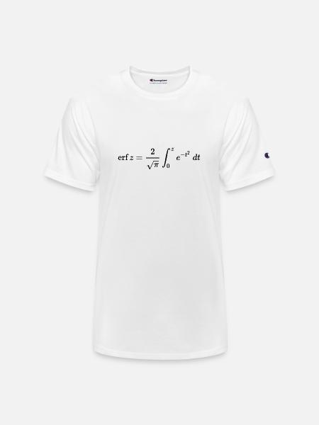 Error Function - Champion Unisex T-Shirt - white
