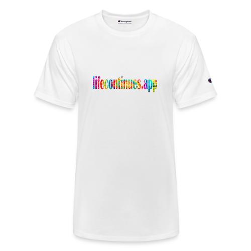 Life Continues Large Tie-dye 2 - Champion Unisex T-Shirt