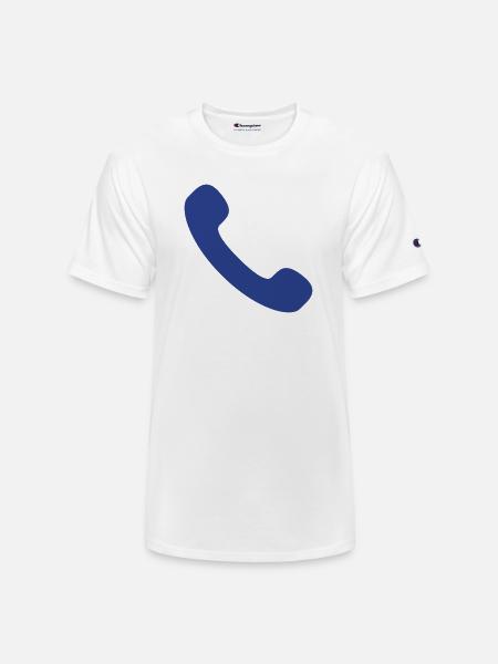 phone - Champion Unisex T-Shirt - white