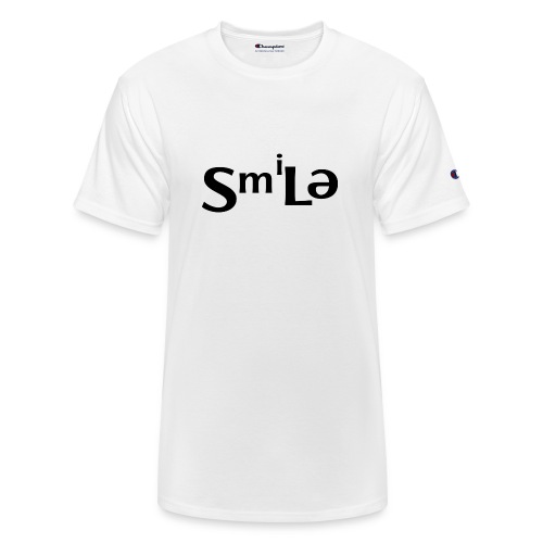 Smile Abstract Design - Champion Unisex T-Shirt