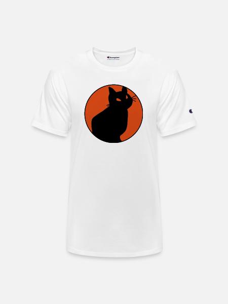 Black Cat 1 1 - Champion Unisex T-Shirt - white