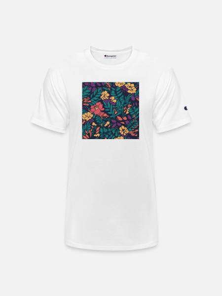 Blooming Serenity - Champion Unisex T-Shirt - white