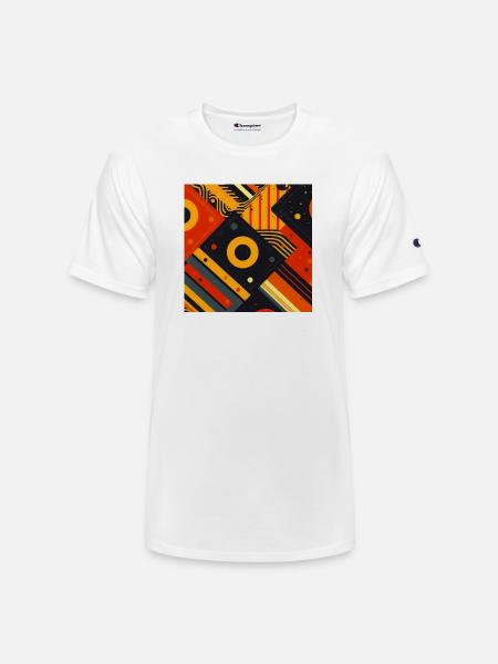 Retro Abstractions - Champion Unisex T-Shirt - white