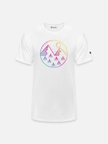 PNW Under the Stars - Champion Unisex T-Shirt - white