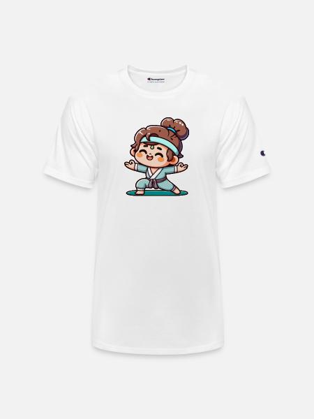 Happy Little Yogi - Champion Unisex T-Shirt - white