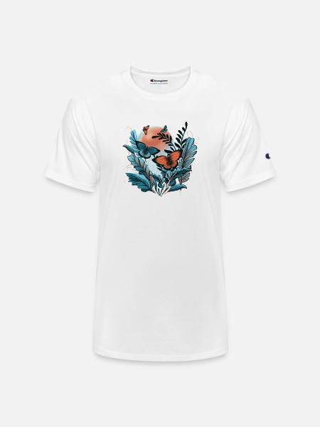 Butterflies planet - Champion Unisex T-Shirt - white