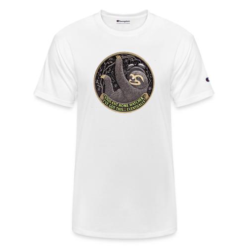 Sloth Home Watcher T Shirt - Champion Unisex T-Shirt