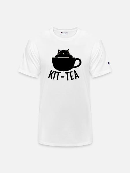 Funny Cat - Champion Unisex T-Shirt - white