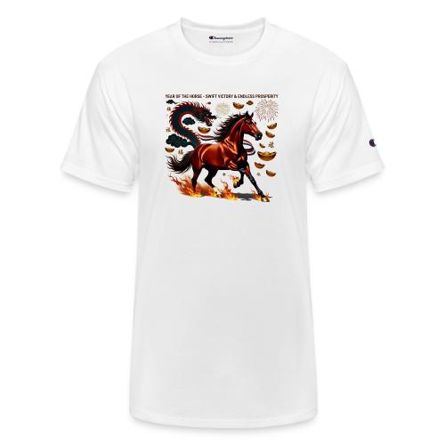 Year of the Horse Victory T Shirt, Lunar New Year - Champion Unisex T-Shirt