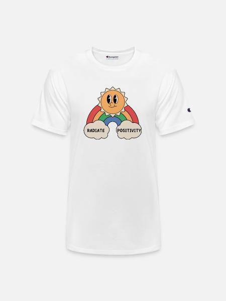 Radiate Positivity - Champion Unisex T-Shirt - white