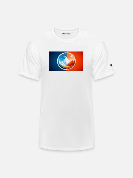 Between Fire and Ice - Champion Unisex T-Shirt - white