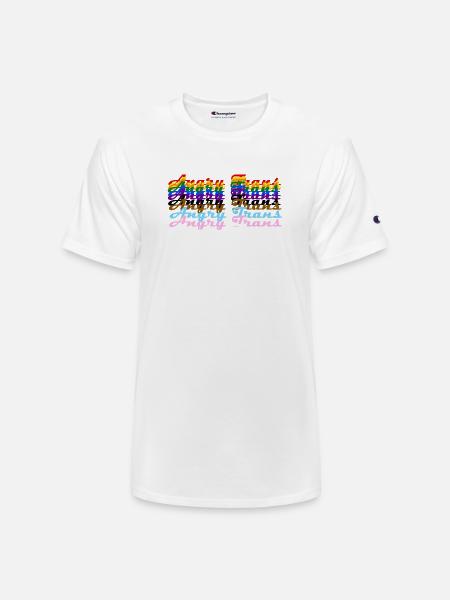 Angry Trans - Champion Unisex T-Shirt - white