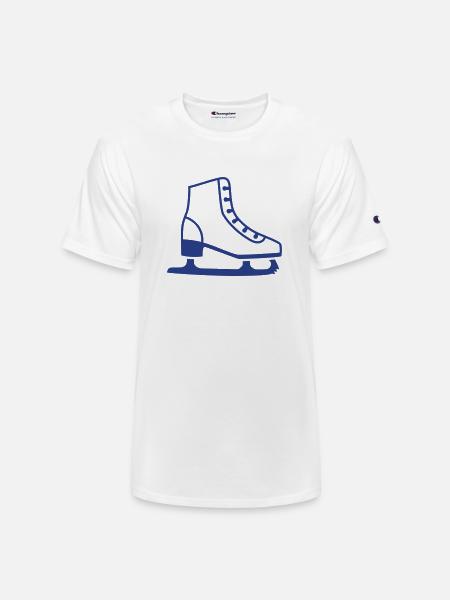 Figure Skate - Champion Unisex T-Shirt - white