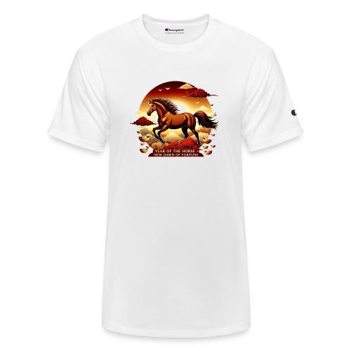 Year of the Horse Sunrise T Shirt, Lunar New Year - Champion Unisex T-Shirt