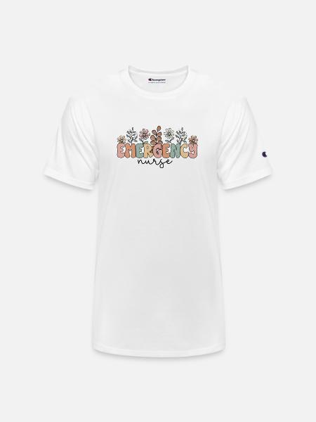Emergency Nurse - Champion Unisex T-Shirt - white