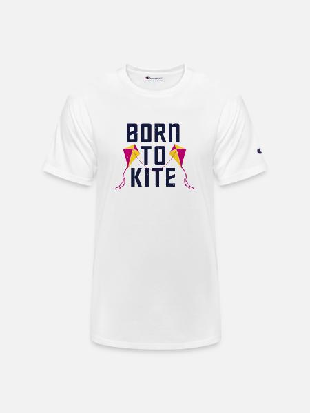 Born To Kite - Champion Unisex T-Shirt - white