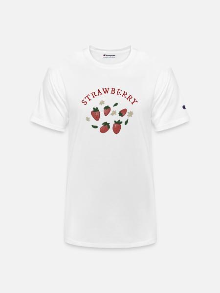 Strawberries - Champion Unisex T-Shirt - white