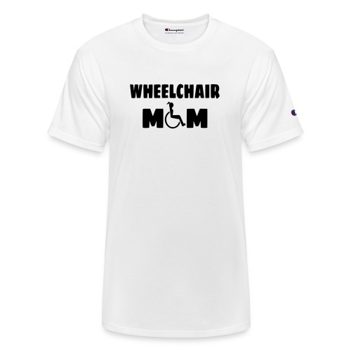 Wheelchair mom, wheelchair humor, roller fun # - Champion Unisex T-Shirt