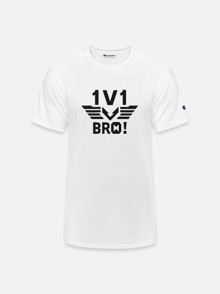 1v1 Bro - Champion Unisex T-Shirt - white