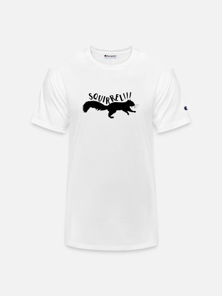 Squirrel - Champion Unisex T-Shirt - white