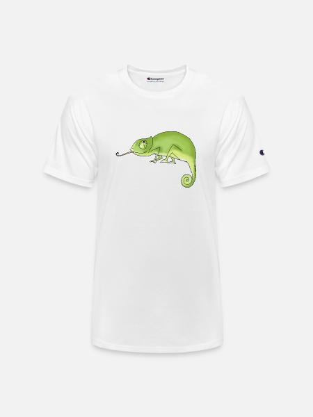 Green Chameleon - Champion Unisex T-Shirt - white